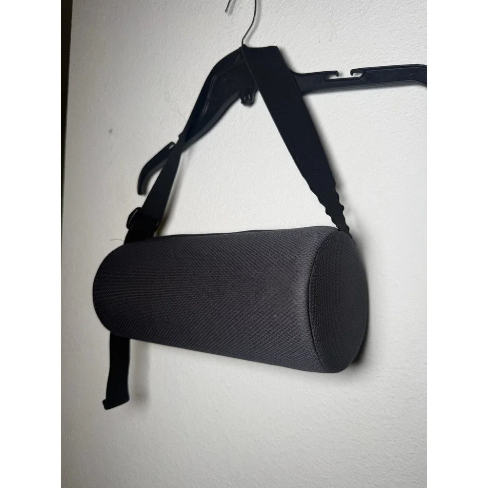 The Original McKenzie Lumbar Roll by OPTP - Low Back‎ Support While Seated Black
